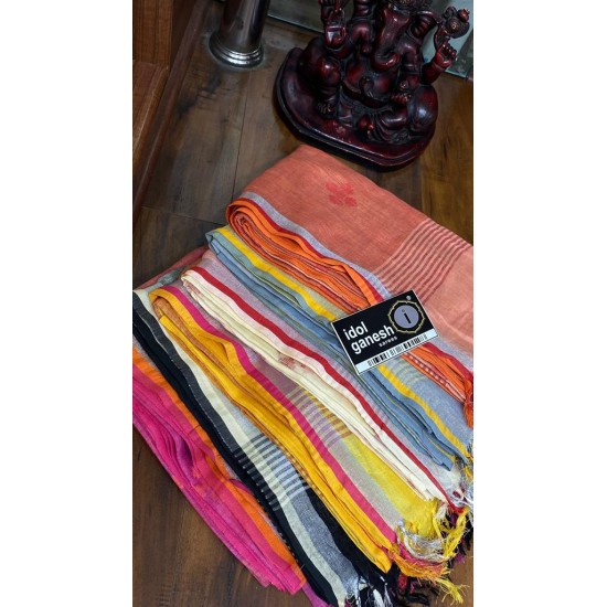 IG5716 pure handloom lenine/lenine  