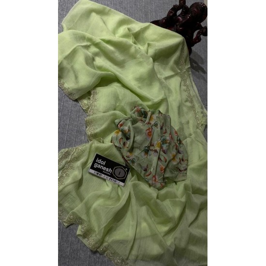 IG5741 lite weight chiffon saree 