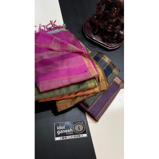 IG5765 lite weight tussar sarees 