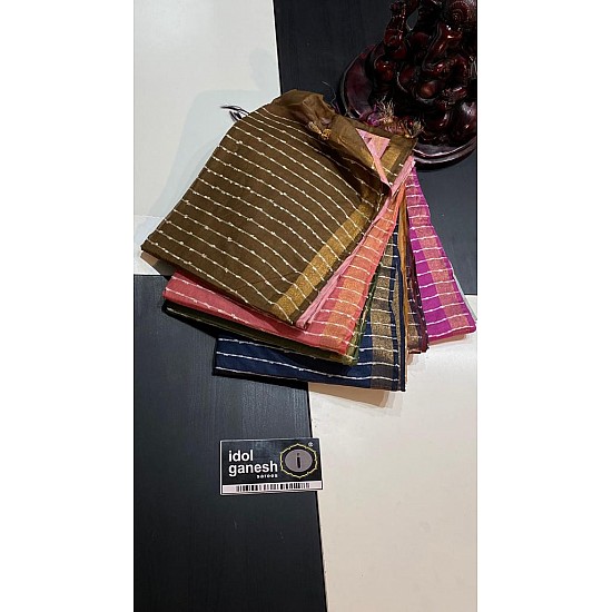 IG5766 lite weight tussar sarees  