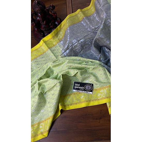 IG5796 pure handloom kadhi muslin sarees 