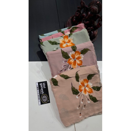 IG5821 pure lite weight georgette sarees