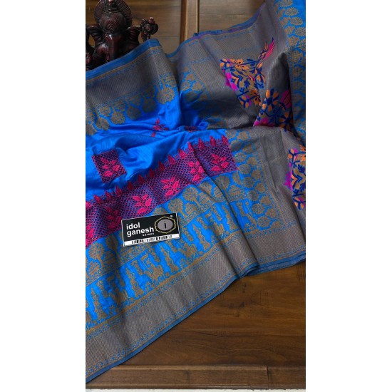 IG5827 jute pattu weaving 