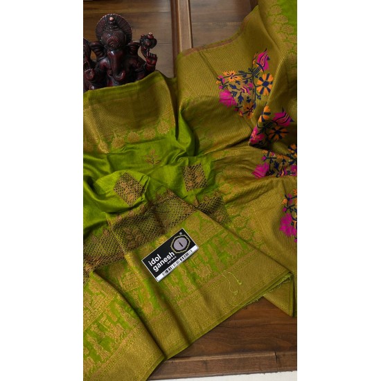 IG5827 jute pattu weaving 