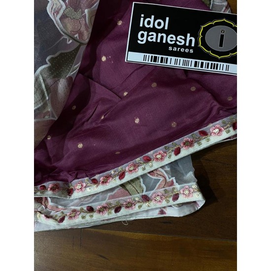 IG5843 lite weight soft fancy organza braswo