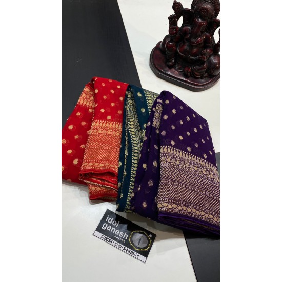 IG5855 pure kaddi georgette  5100/-