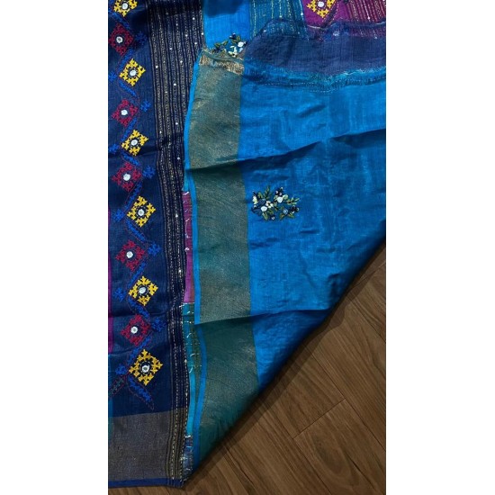 IG5875 pure handloom tussar/tussar