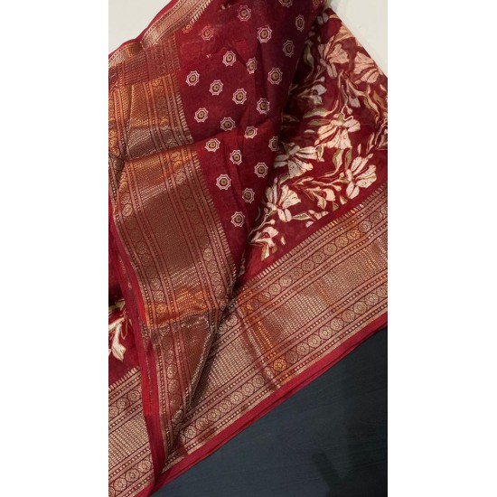 IG5877 lite weight soft poli chanderi 