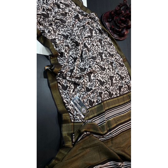 IG5887 lite weight Lenin sarees 