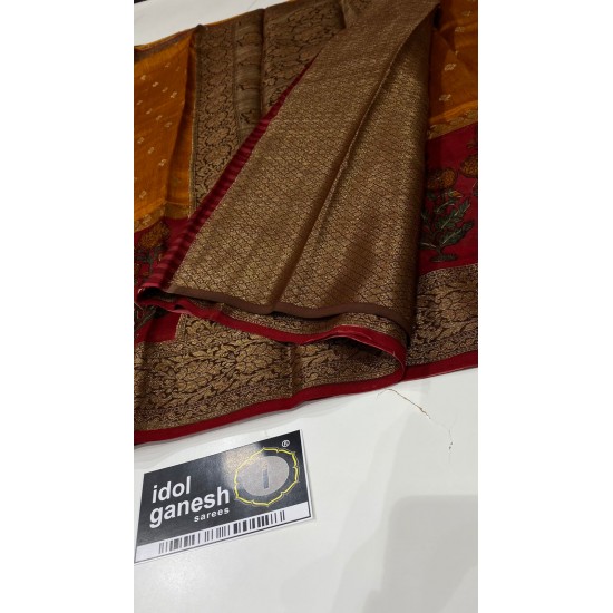 IG590 Pure handloom Maheshwari Kanchi