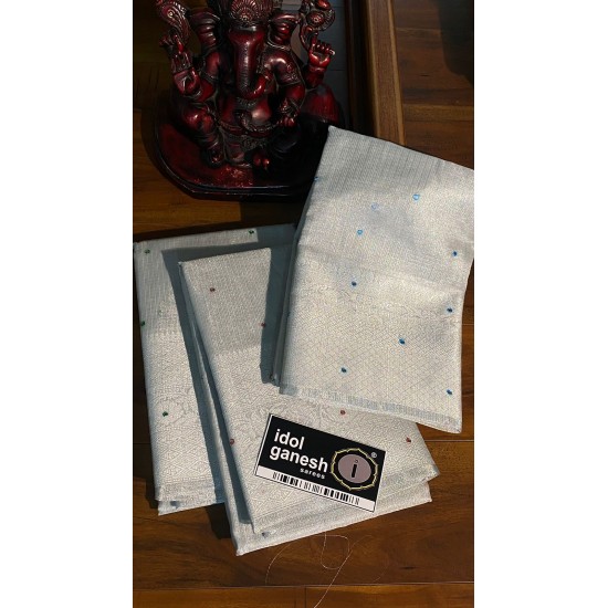 IG5907 Lite weight  kanchi Tissue weaving saree