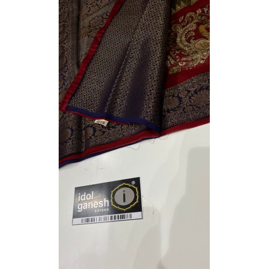 IG591 Pure handloom Maheshwari Kanchi