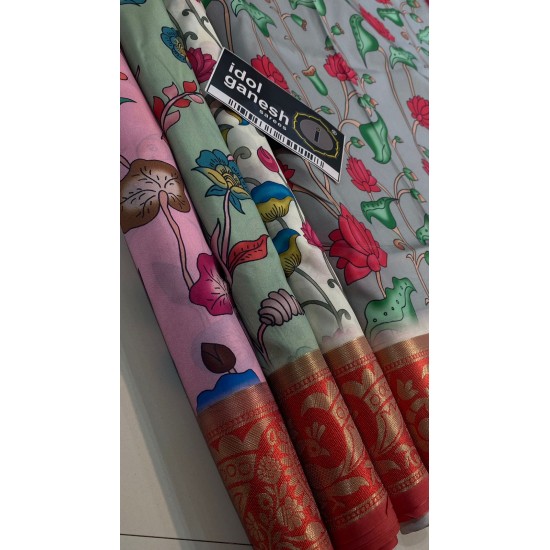 IG5919  Lite weight soft silk pichwai print