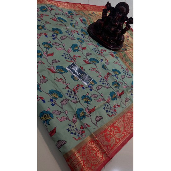 IG5919  Lite weight soft silk pichwai print