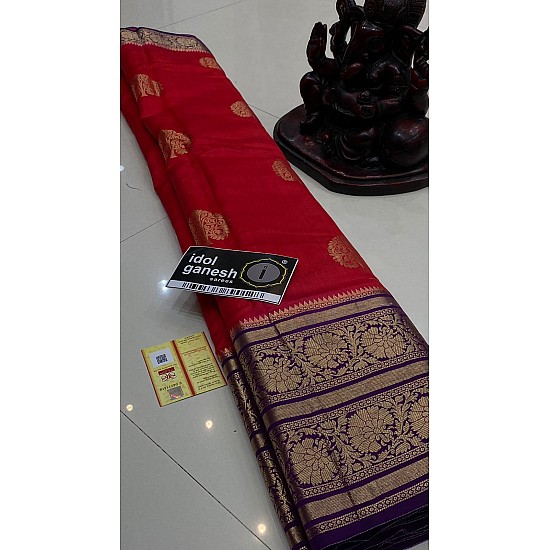 IG5934  pure handloom raw mango pattu 