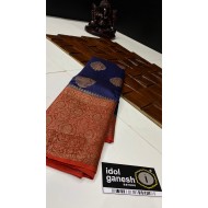 IG598 Pure handloom Maheshwari Kanchi