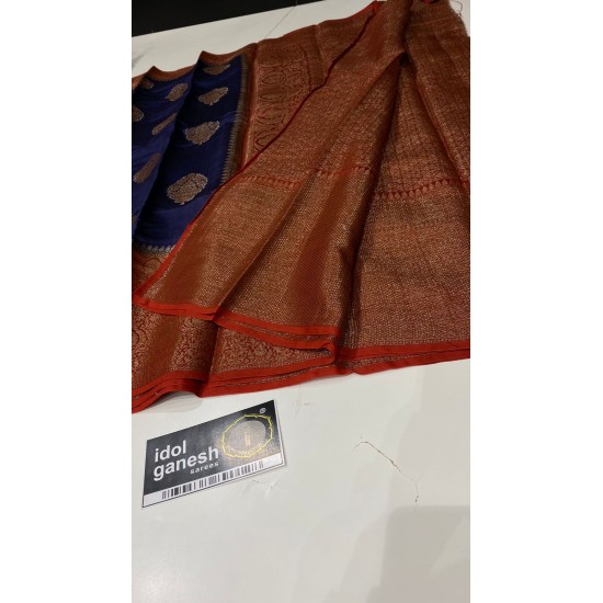 IG598 Pure handloom Maheshwari Kanchi