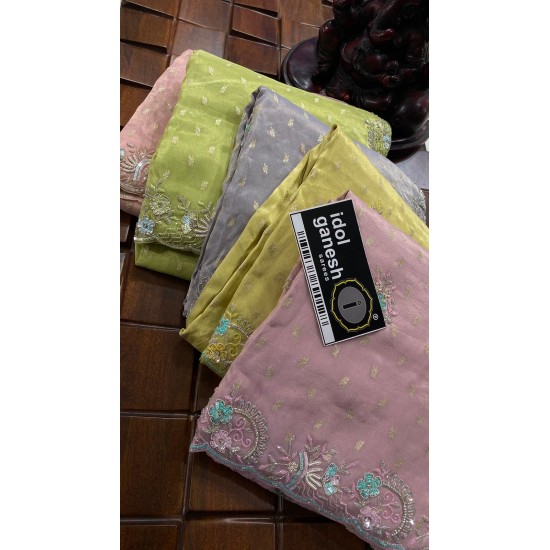 IG5981 pure hand loom tishu muslin  