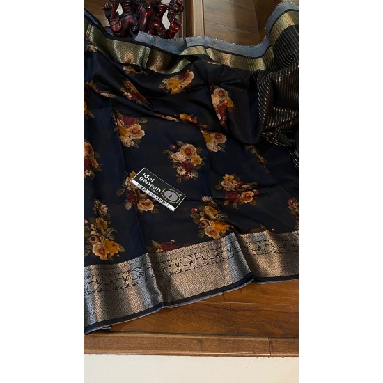 IG5986 pure handloom kanchi crape