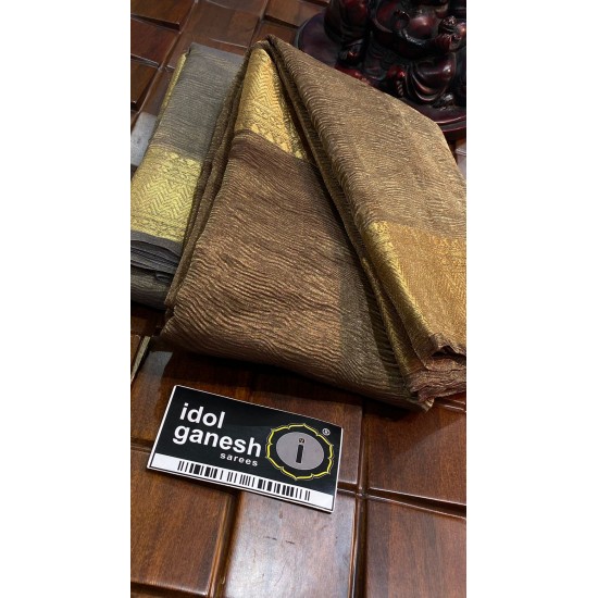 IG5999 pure handloom kanchi tissue crash 