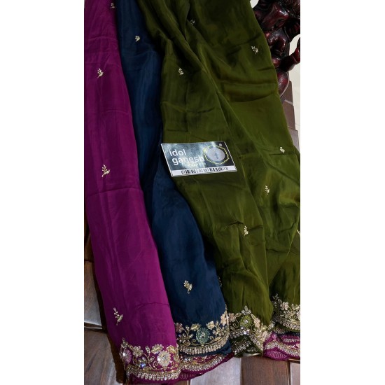 IG6004 pure handloom Ho Crape  