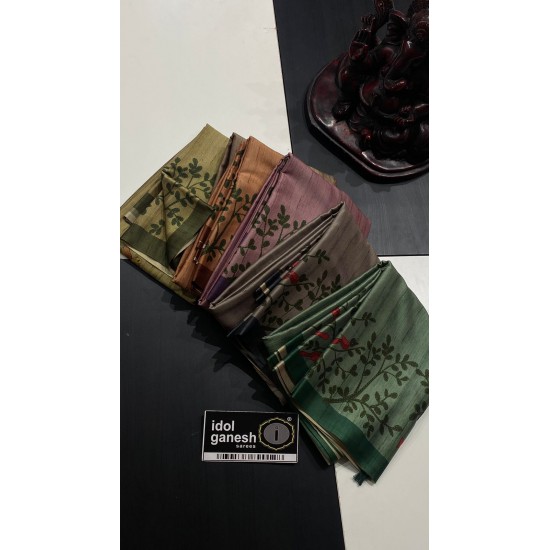 IG6031 lite weight soft satin tussar 