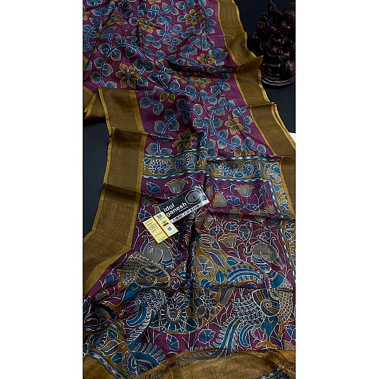 IG6056 pure hand loom tussar 