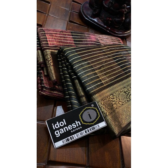 IG6061 pure handloom kanchi georgette