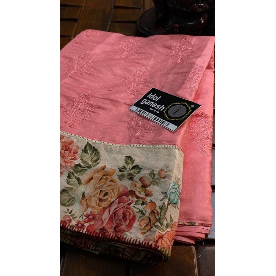 IG6108 lite weight soft crape tussar 