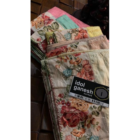 IG6108 lite weight soft crape tussar 