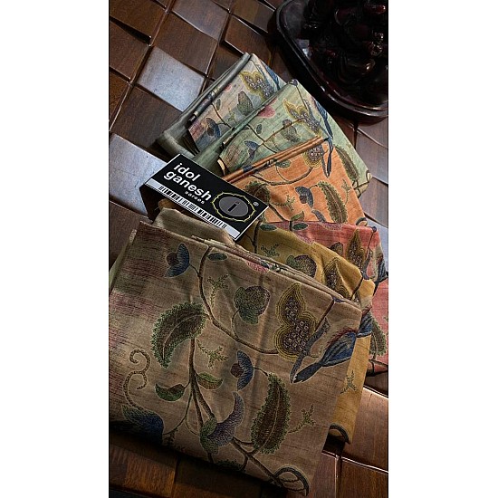 IG6114 lite weight soft satin tussar