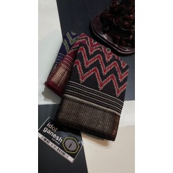 IG6127  pure handloom Maheswari print 