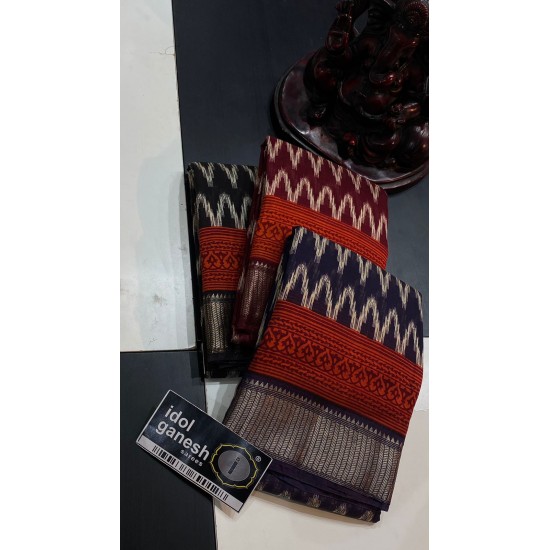 IG6133  pure handloom Maheswari print 