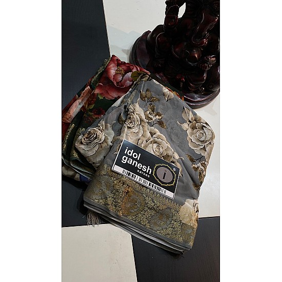 IG6167 pure handloom georgette 