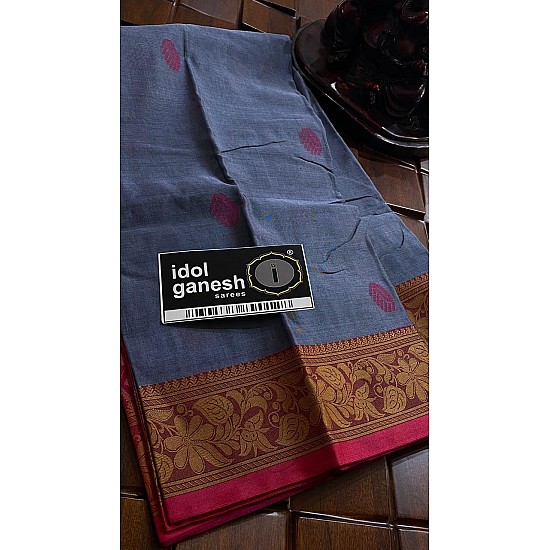 IG6175 pure handloom lite weight kanchi cotton  