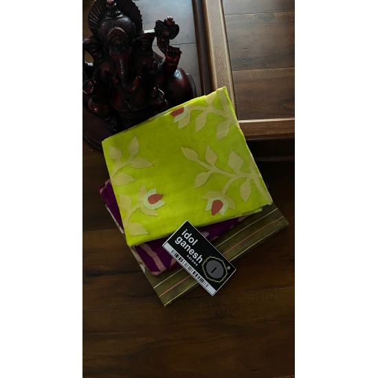 IG6180 pure handloom muslin jamdani 