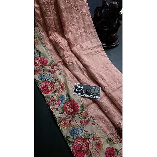 IG6195 lite weight soft crape tussar 