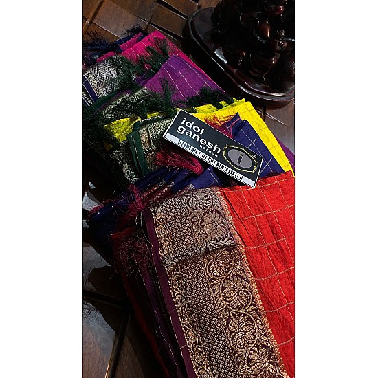 IG6284 lite weight soft flowing tusser crape