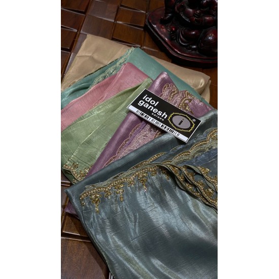 IG 6295 lite weight soft crape tussar