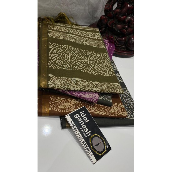 IG6320 lite weight tusser sarees  