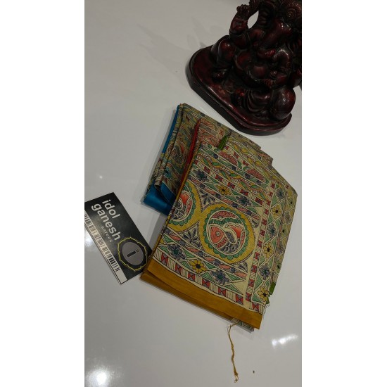 IG6334 pure handloom pure silk tussar 