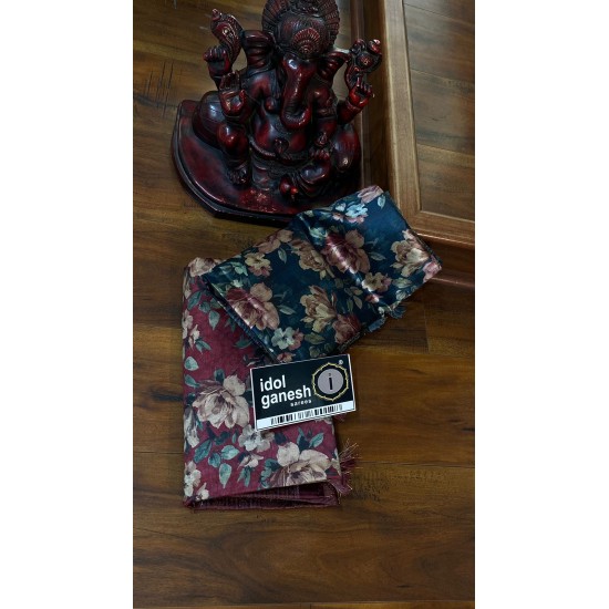 IG6349 lite weight soft silk flowerle print 