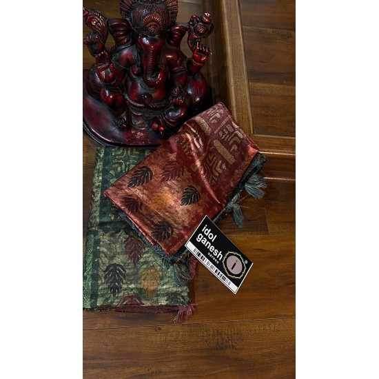 IG6357 lite weight soft silk flowerle print