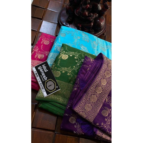 IG6421  lite weight soft pure mashrwo silk 