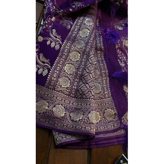 IG6421  lite weight soft pure mashrwo silk 