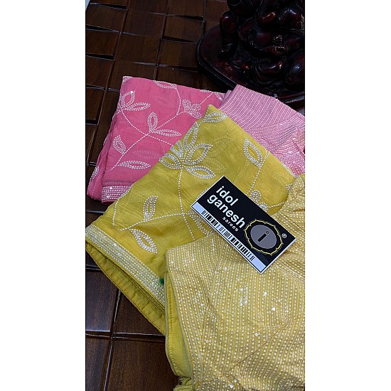 IG6435 lite wight rangoli crap Fabric 4920/-