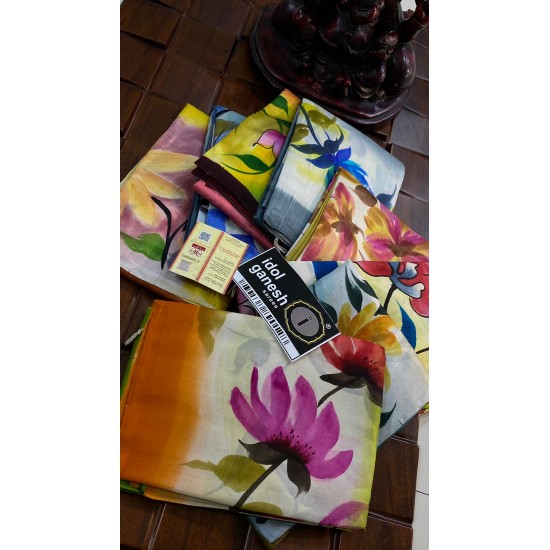 IG6454 pure handloom pure silk / tussar 