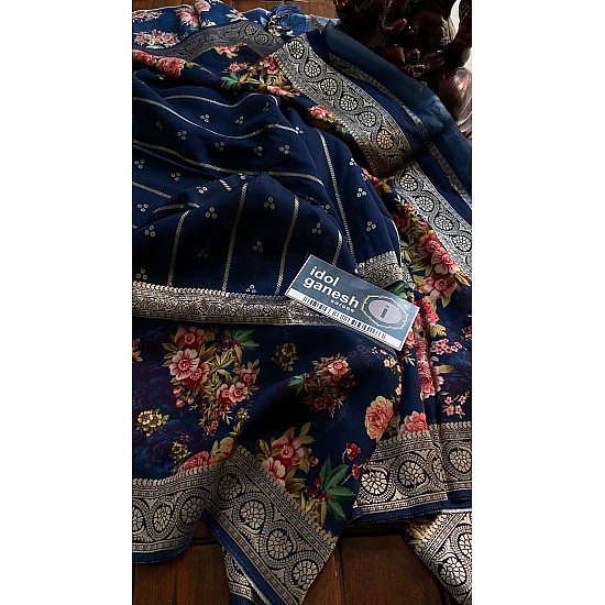 IG6477 lite weight soft pure munga silk pattu 