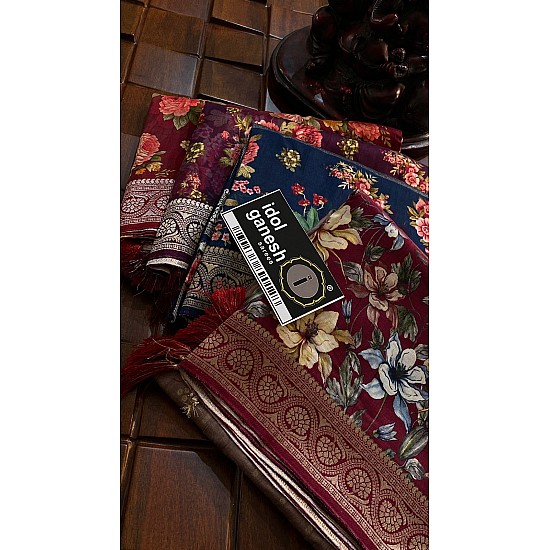 IG6477 lite weight soft pure munga silk pattu 