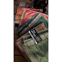 IG6491 lite weight tisshue sarees  